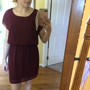 Maroon dress